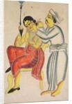 Barber Cleaning a Woman?s Ear, 1800s by Unknown