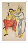 Barber Cleaning a Woman?s Ear, 1800s by Unknown