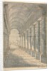 Barrel-vaulted Arcade Rendered in Perspective, 1700s by Francessco Battaglioli