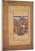 Battle between Manuchihr and Tur, from a Shah-nama of Firdausi?, c. 1610 by Unknown