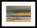 Beach Scene at Sunset, c. 1865-1870 by James Hamilton