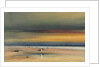 Beach Scene at Sunset, c. 1865-1870 by James Hamilton