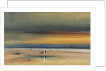 Beach Scene at Sunset, c. 1865-1870 by James Hamilton