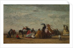 Beach Scene, c. 1865-1867 by Eugène Boudin