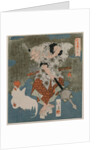 Beside a White Cock and Hen, 1825 by Totoya Hokkei