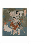 Beside a White Cock and Hen, 1825 by Totoya Hokkei