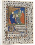 Bifolio from a Book of Hours: Adoration of the Magi and Coronation of the Virgin, c. 1415 by Boucicaut Master