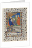 Bifolio from a Book of Hours: Adoration of the Magi and Coronation of the Virgin, c. 1415 by Boucicaut Master