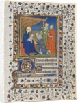 Bifolio from a Book of Hours: Adoration of the Magi, c. 1415 by Boucicaut Master