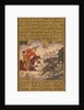 Bijan killing the wild boars of Irman, from a Shah-nama of Firdausi …, c. 1610 by Unknown
