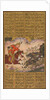 Bijan killing the wild boars of Irman, from a Shah-nama of Firdausi …, c. 1610 by Unknown