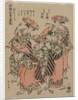 Binzasara, A Dance with Clappers?., early 1790s by Eishosai Choki
