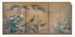 Birds, Trees, and Flowers, late 1500s by Kano Shoei (attributed to)