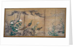 Birds, Trees, and Flowers, late 1500s by Kano Shoei (attributed to)