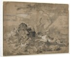 Boar Hunt, c. 1672 by Abraham Hondius