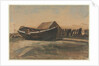 Boat on a Beach, Le Tréport, 1854 by François Bonvin