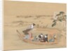Boat to the Yoshiwara, 1800s by Teisai Hokuba