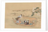 Boat to the Yoshiwara, 1800s by Teisai Hokuba