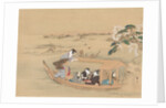 Boat to the Yoshiwara, 1800s by Teisai Hokuba