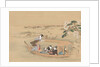Boat to the Yoshiwara, 1800s by Teisai Hokuba