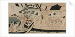 Boating on the Sumida River; Women in a Pleasure Boat on the Sumida River, mid 1790s by Ch?bunsai Eishi