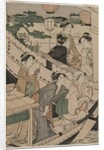 Boating Party on the Sumida River, 1789 by Torii Kiyonaga