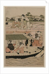 Boating Party on the Sumida River, late 1780s by Ch?bunsai Eishi