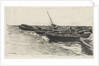 Boats on the Beach, c. 1874/81 by Léon Augustin Lhermitte