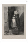 Bohemians of Paris, plate 15: The Pedestrain, 1841 by Honoré Daumier