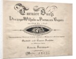 Book on Tournaments: Title Page, 1817 by Theobald Senefelder; Clemens Senefelder