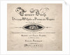 Book on Tournaments: Title Page, 1817 by Theobald Senefelder; Clemens Senefelder