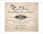 Book on Tournaments: Title Page, 1817 by Theobald Senefelder; Clemens Senefelder