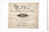 Book on Tournaments: Title Page, 1817 by Theobald Senefelder; Clemens Senefelder