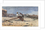 Boy with Anchor, 1873 by Winslow Homer