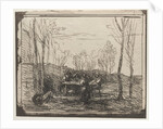 Breakfast in a Glade, original impression 1857, printed in 1921 by Jean Baptiste Camille Corot