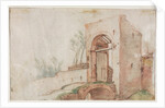 Bridge and Gate, c. 1600 by Abraham Bloemaert