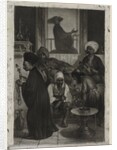 Café in Constantinople, 1847 by Alexandre Bida