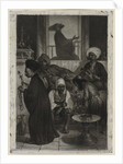 Café in Constantinople, 1847 by Alexandre Bida