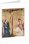 Calvary with a Carthusian Monk, 1389-1395 by Jean de Beaumetz