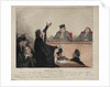 Caricaturana, plate 44: Robert-Macaire, lawyer, 1837 by Honoré Daumier; Aubert