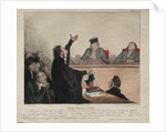 Caricaturana, plate 44: Robert-Macaire, lawyer, 1837 by Honoré Daumier; Aubert