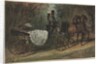 Carriage in the Bois de Boulogne, 1800s by Constantin Guys