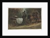 Carriage in the Bois de Boulogne, 1800s by Constantin Guys