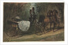 Carriage in the Bois de Boulogne, 1800s by Constantin Guys