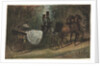 Carriage in the Bois de Boulogne, 1800s by Constantin Guys