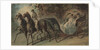 Carriage in the Bois de Boulogne, 1800s by Constantin Guys