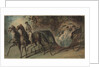 Carriage in the Bois de Boulogne, 1800s by Constantin Guys