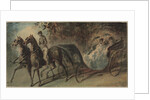 Carriage in the Bois de Boulogne, 1800s by Constantin Guys