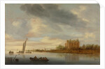Castle on a River, 1644 by Salomon van Ruysdael