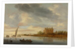 Castle on a River, 1644 by Salomon van Ruysdael